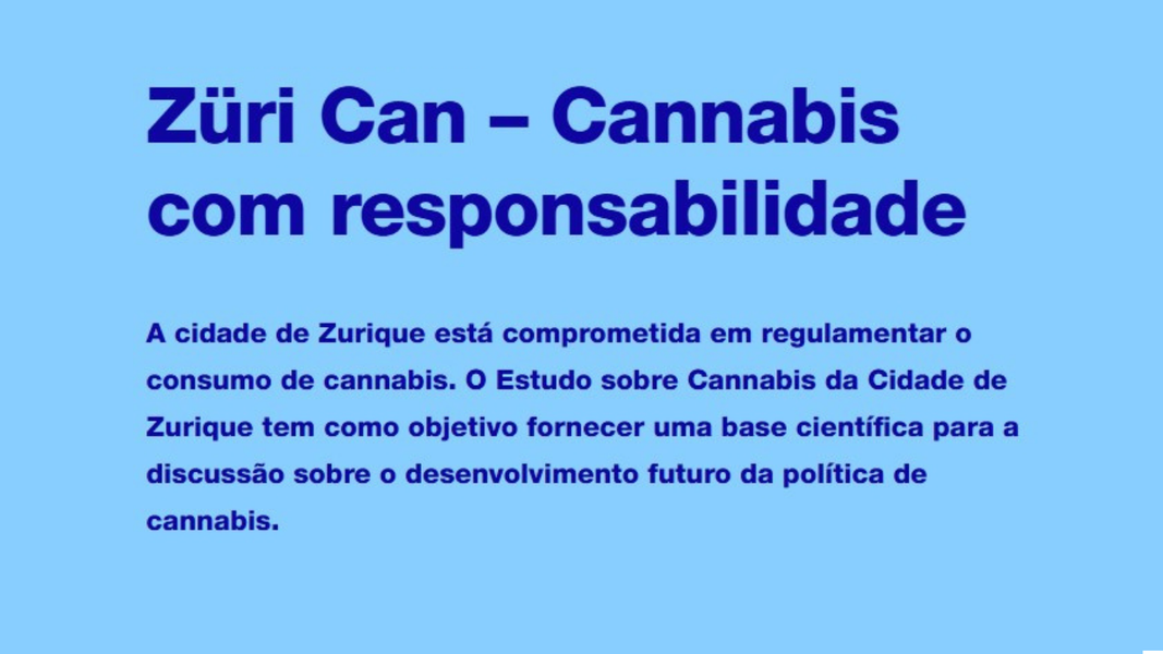 Suíça Inova com Estudo Pioneiro sobre Uso Recreativo de Cannabis: Conheça o "Züri Can"